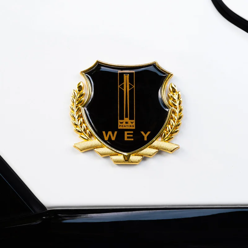 Цвета: золотистый серебристый пшеницы VIP Motors Щит Эмблема Логотип крыло с опорой