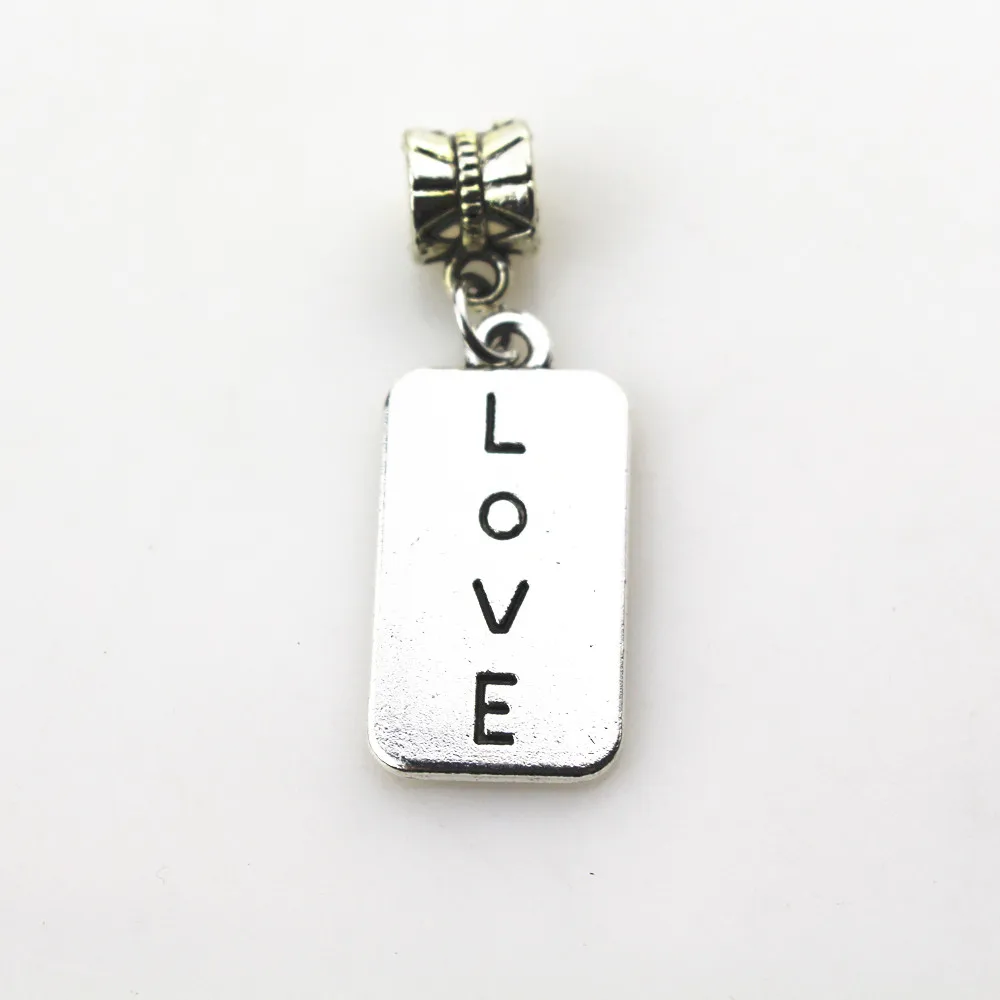 20pcs/lot love charms hanging bead charm big hole pendant beads charm fit pando bracelet diy jewelry dangle charms
20pcs/lot love charms hanging bead charm big hole pendant beads charm fit pando bracelet diy jewelry dangle charms