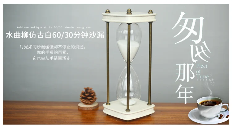 High grade solid wood hourglass timer, 60 minutes, 30 minutes, birthday gift, study bookshelf, decorations
High grade solid wood hourglass timer, 60 minutes, 30 minutes, birthday gift, study bookshelf, decorations