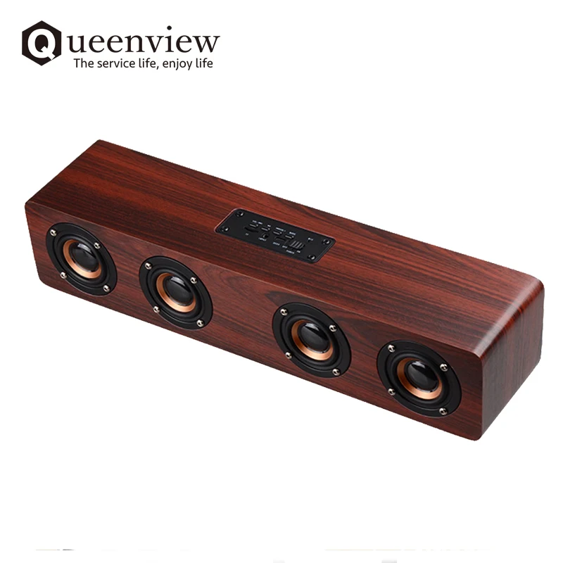 Queenview Hi-Fi Беспроводной Bluetooth Динамик большой Мощность 12 Вт Портативный сабвуфер