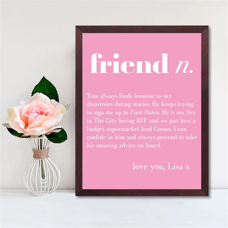 Cutomize Quote Prints Modern Wall Art Friend Canvas Painting Personalized Colorful Poster Room Decor Wall Pictures HD2408
Cutomize Quote Prints Modern Wall Art Friend Canvas Painting Personalized Colorful Poster Room Decor Wall Pictures HD2408