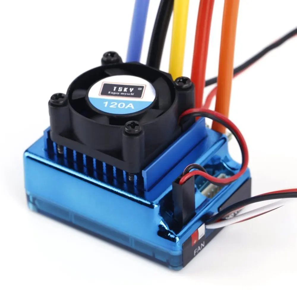 120A 80A 60A 35A 25A ESC Бесщеточный Регулятор скорости для RC 1/12 1/16 1/18 1/8 1/10 автомобиль