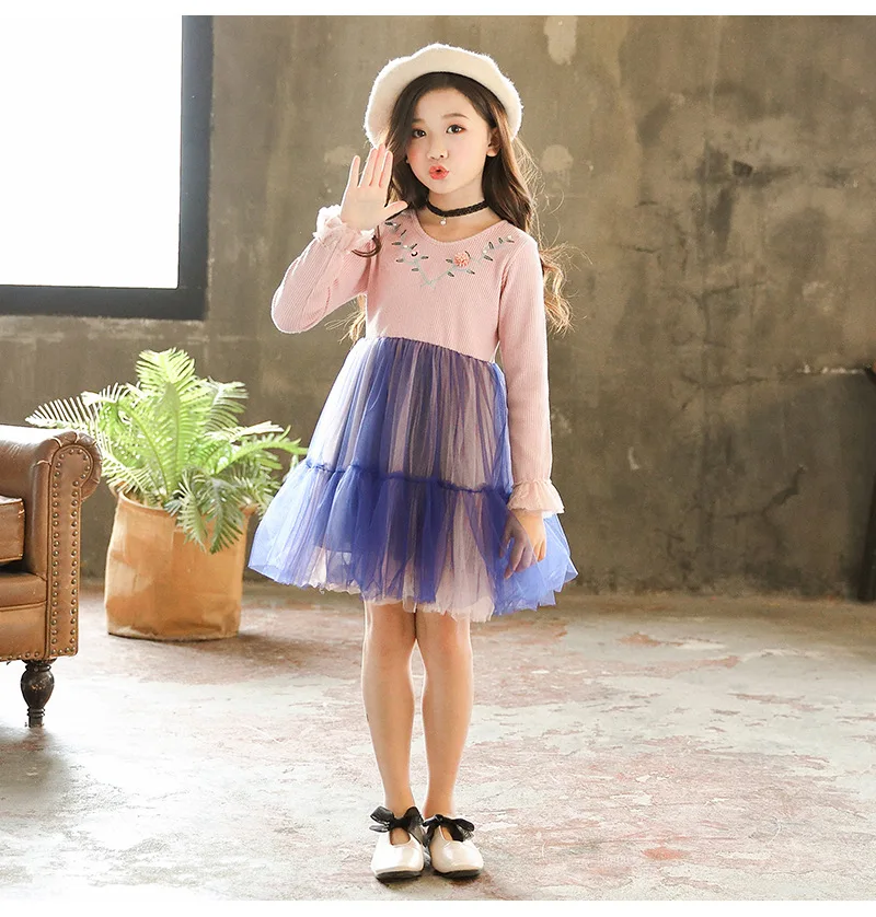 New Baby Girls Dresses Spring embroidery Long-sleeved Sweaters Mesh Girl Dress Birthday Wedding Party Dresses Baby Girl Clothes
New Baby Girls Dresses Spring embroidery Long-sleeved Sweaters Mesh Girl Dress Birthday Wedding Party Dresses Baby Girl Clothes