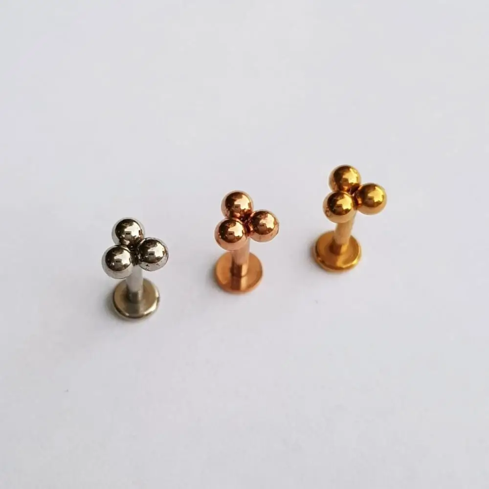 Newest stainless steel 16gauge trinity Trinity ball SCREW labret tragus helix conch cartilage piercing earring body jewelry
Newest stainless steel 16gauge trinity Trinity ball SCREW labret tragus helix conch cartilage piercing earring body jewelry