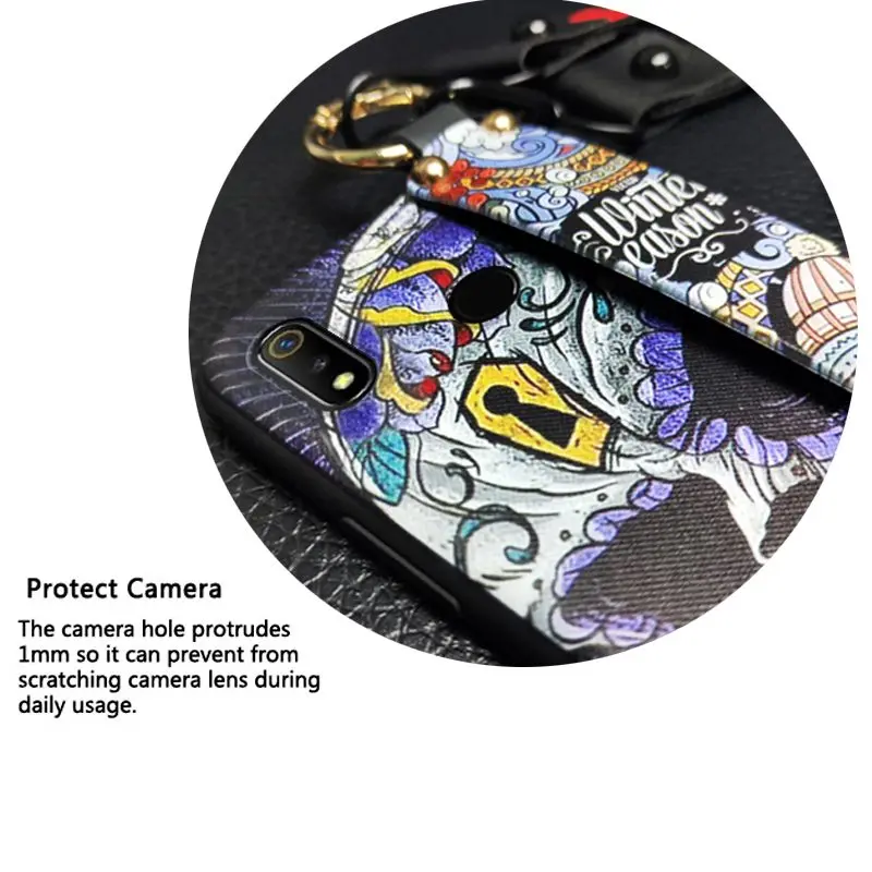 Противоударный чехол для телефона OPPO Realme 3 Pro / X Lite 6 дюйма держатель Модный