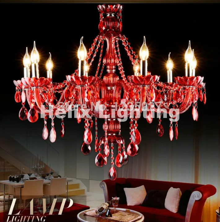 Free Shipping Factory Direct Selling RED crystal chandelier traditional glass arm 8L/8+4L/12+6L Crystal Chandelier Home Light
Free Shipping Factory Direct Selling RED crystal chandelier traditional glass arm 8L/8+4L/12+6L Crystal Chandelier Home Light