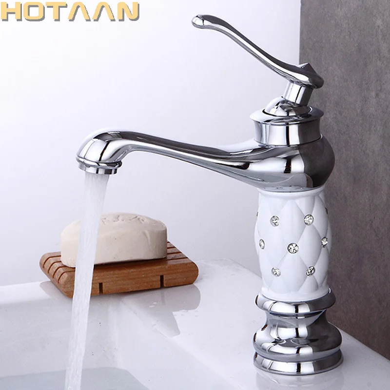 Hotaan Basin Faucet Water Taps Brass Bathroom sink Faucet Solid Chrome Cold and Hot Water Single Handle Water Sink Tap Mixer
Hotaan Basin Faucet Water Taps Brass Bathroom sink Faucet Solid Chrome Cold and Hot Water Single Handle Water Sink Tap Mixer