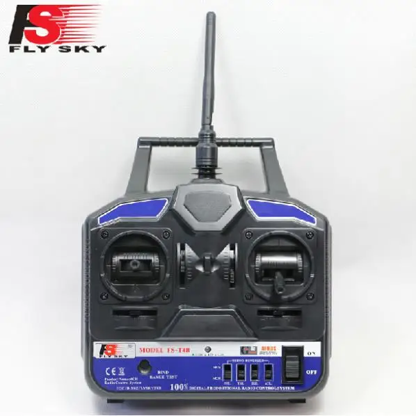 New FlySky 2.4G 4CH Channel FS-T4B Transmitter + Receiver Radio System Remote Controller Mode1/2 W/ Rx RC Heli Multirotor
New FlySky 2.4G 4CH Channel FS-T4B Transmitter + Receiver Radio System Remote Controller Mode1/2 W/ Rx RC Heli Multirotor