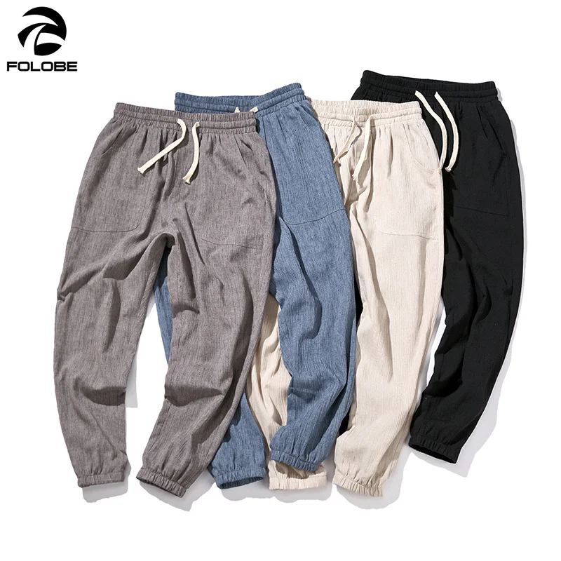 FOLOBE 2020 Summer Cotton Linen Pant Comfortable Beach Broek Herem Trousers Men Casual Pants
FOLOBE 2020 Summer Cotton Linen Pant Comfortable Beach Broek Herem Trousers Men Casual Pants