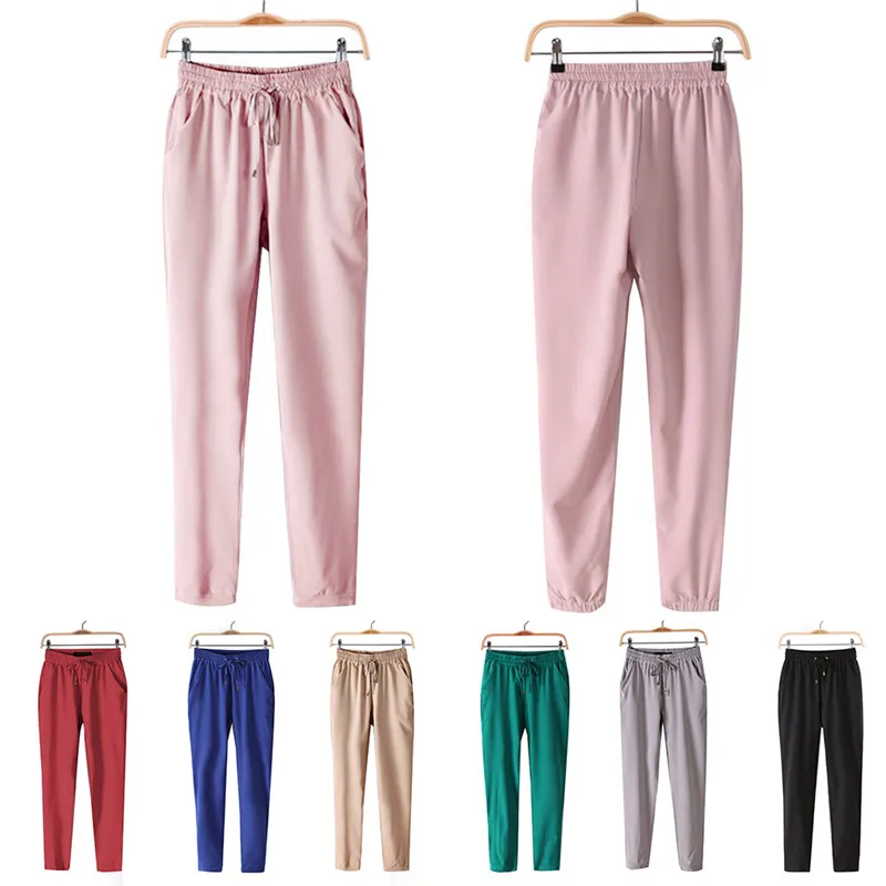 Hot Sport Sale Women Chiffon Elastic Waist Elastic Waist Color Pants Bright Color Summer Slim Lady Yoga Pants
Hot Sport Sale Women Chiffon Elastic Waist Elastic Waist Color Pants Bright Color Summer Slim Lady Yoga Pants