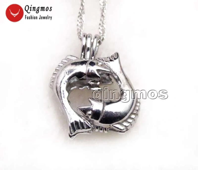 Qingmos Constellation Gift Wish Pearl Pisces Pendant Necklace for Women with Oyster Love Pearl Chokers Necklace 17" Chain-3643
Qingmos Constellation Gift Wish Pearl Pisces Pendant Necklace for Women with Oyster Love Pearl Chokers Necklace 17" Chain-3643