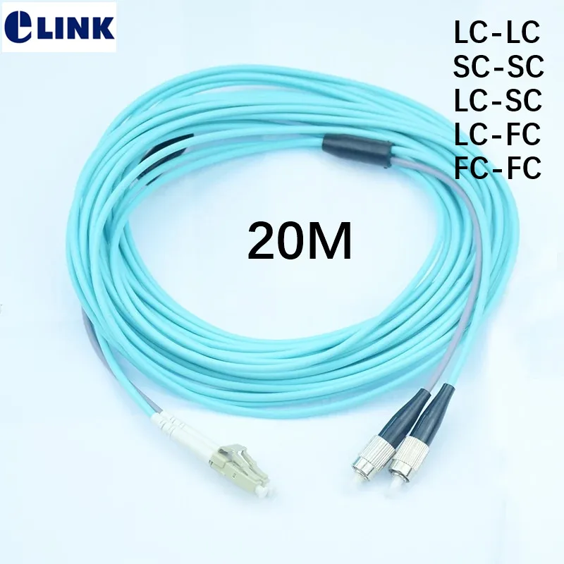 3pcs 20mtr OM3 Armored PatchCord 2 fiber SC-SC LC-LC LC-SC LC-FC armored ftth jumper 2 core optical fibre MM cable duplex ELINK
3pcs 20mtr OM3 Armored PatchCord 2 fiber SC-SC LC-LC LC-SC LC-FC armored ftth jumper 2 core optical fibre MM cable duplex ELINK