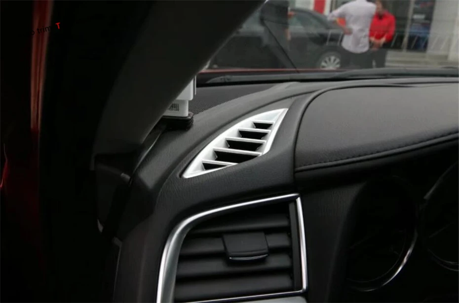 Yimaautotrims Interior Refit Kit Fit For Mazda 6 2016 2017 ABS Pearl Chrome Dashboard Air AC Conditioning Vent Net Cover Trim
Yimaautotrims Interior Refit Kit Fit For Mazda 6 2016 2017 ABS Pearl Chrome Dashboard Air AC Conditioning Vent Net Cover Trim