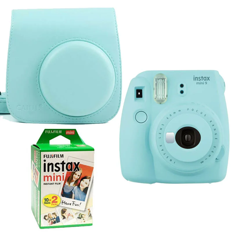 Цифровая Камера Fujifilm Instax Mini 9 мгновенная печать двойной пакет пленка фотобумага и