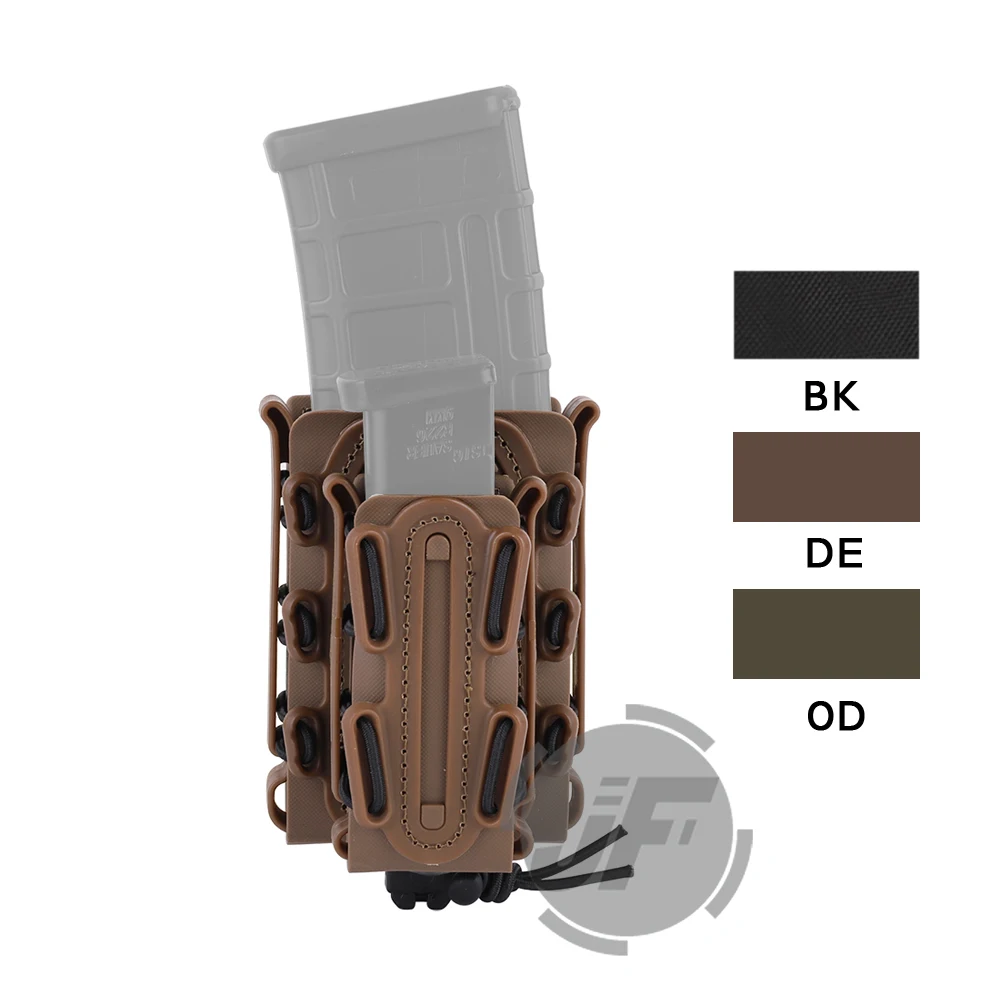 Tactical Soft Shell MOLLE Mag Carrier Rifle Mag Pouch + Pistol Magazine Case Quick Release Pouch Holder Combo Set
Tactical Soft Shell MOLLE Mag Carrier Rifle Mag Pouch + Pistol Magazine Case Quick Release Pouch Holder Combo Set