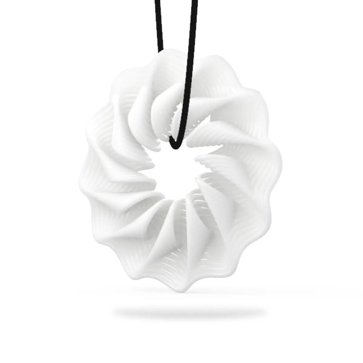 Tooarts Tomfeel 3D Printed Jewelry Rhythm Elegant Modeling Pendant Necklace Accessories | Дом и сад