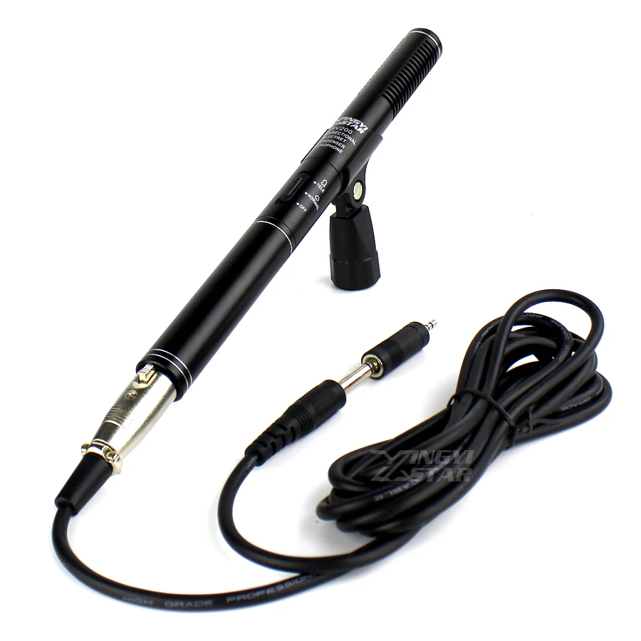 SV200 Professional Wired Shotgun Studio Interview Microphone Condenser Mic Recored For Canon Nikon Sony Camera DSLR DV Camcorder
SV200 Professional Wired Shotgun Studio Interview Microphone Condenser Mic Recored For Canon Nikon Sony Camera DSLR DV Camcorder