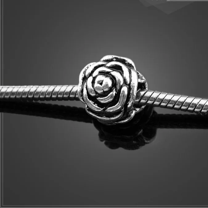 High Quality 10 Pieces/Lot 11mm*11mm Antique Silver Plated Sharma Rose Flower Charms Bracelet Beads For Diy Making
High Quality 10 Pieces/Lot 11mm*11mm Antique Silver Plated Sharma Rose Flower Charms Bracelet Beads For Diy Making