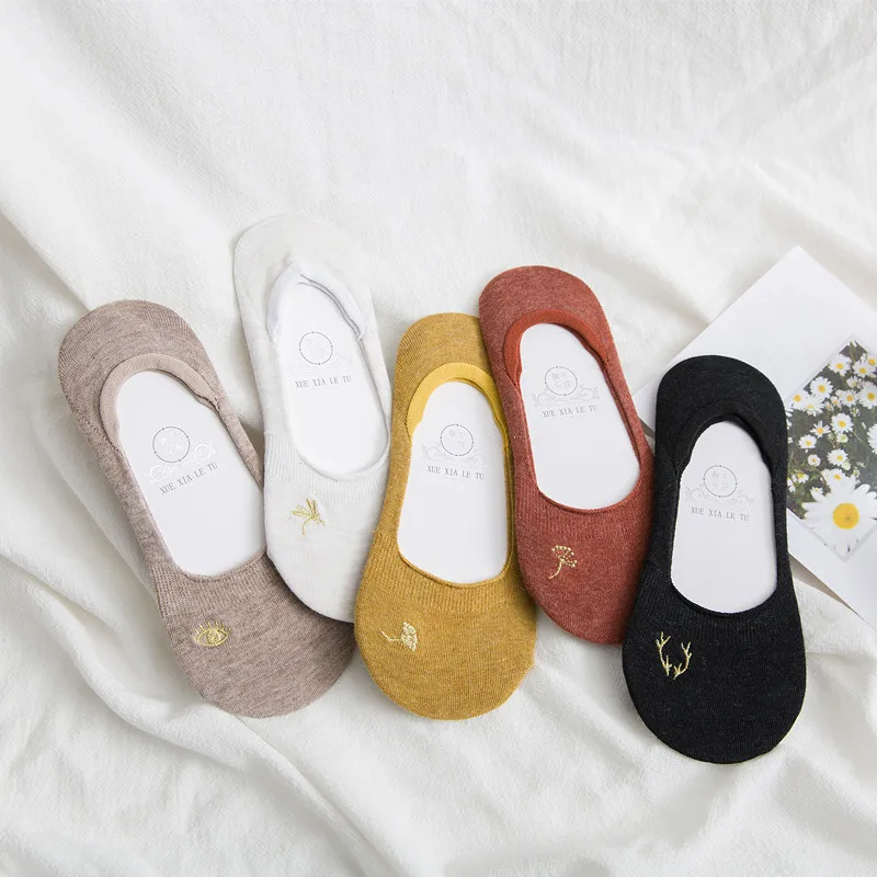 5Pairs/lot Invisible Socks low cut Non-slip Solid Ladies Socks Cotton Boat Shallow Sock Silppers for Girls Women Meias Feminino
5Pairs/lot Invisible Socks low cut Non-slip Solid Ladies Socks Cotton Boat Shallow Sock Silppers for Girls Women Meias Feminino