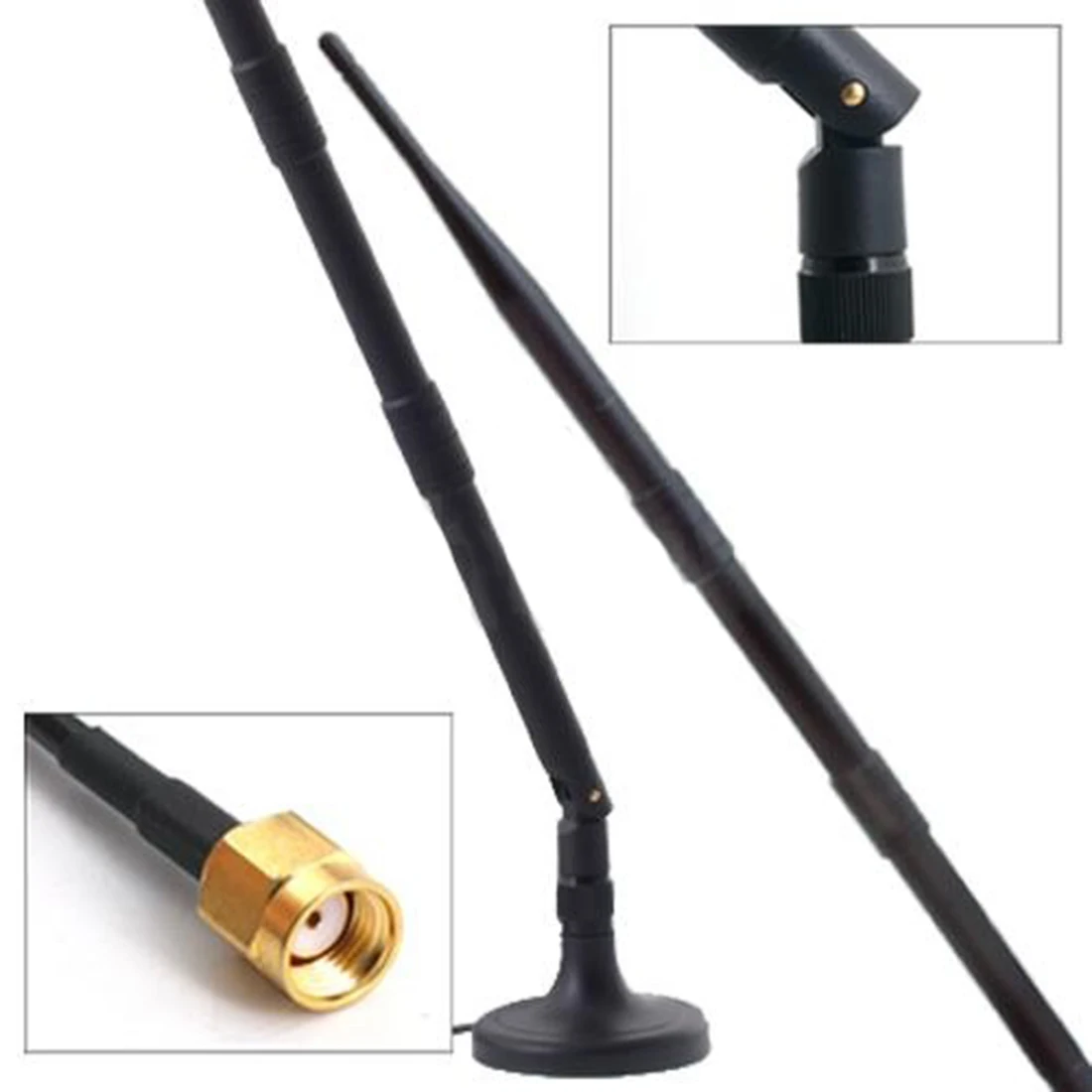 Etmakit Hot Selling 2.4GHz 12DBI RP-SMA Wifi Booster Wireless Antenna Wlan For Router PCI Card Amp
Etmakit Hot Selling 2.4GHz 12DBI RP-SMA Wifi Booster Wireless Antenna Wlan For Router PCI Card Amp