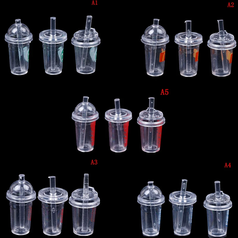 3Pcs/Lot 1:12 Dollhouse Mini Drinking Cup With Straw Simulation Drink Food Drink Beverage Cup Toy Decoration Model Toy
3Pcs/Lot 1:12 Dollhouse Mini Drinking Cup With Straw Simulation Drink Food Drink Beverage Cup Toy Decoration Model Toy