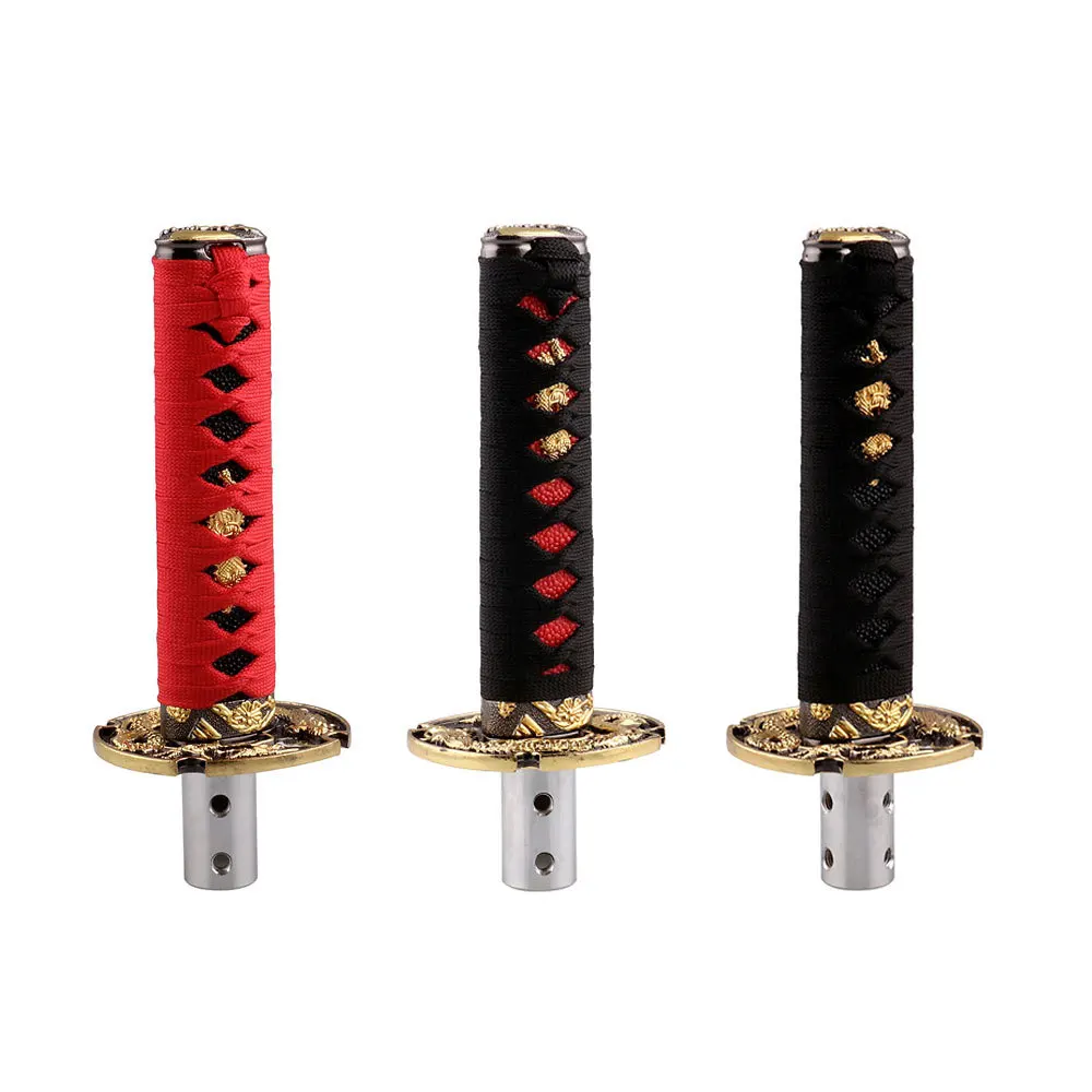 Stytlish 20CM Silver Gold Japanese Katana Gear Shift Knob Car Refitting Samurai Sword Car Accessories Universal For BMW Ford
Stytlish 20CM Silver Gold Japanese Katana Gear Shift Knob Car Refitting Samurai Sword Car Accessories Universal For BMW Ford