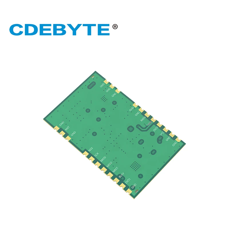 SX1262 30dBm 915MHz SMD SPI Wireless Transmitter Receiver E22-900M30S Stamp Hole IPEX Antenna SPI Long Range rf Module
SX1262 30dBm 915MHz SMD SPI Wireless Transmitter Receiver E22-900M30S Stamp Hole IPEX Antenna SPI Long Range rf Module