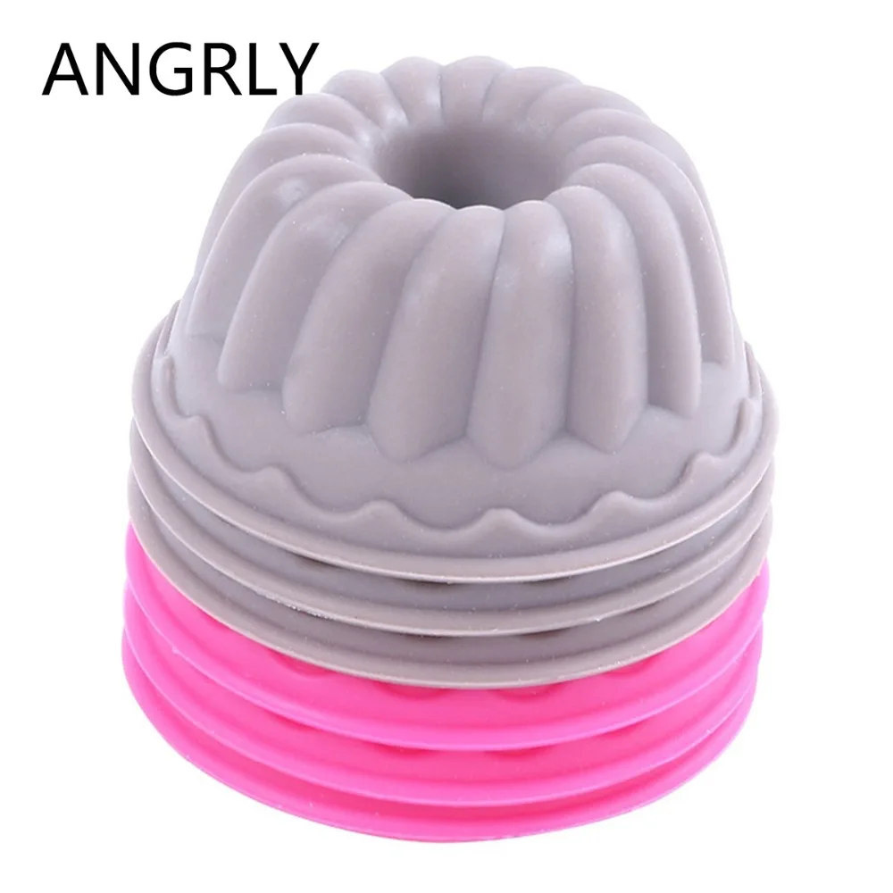 5pcs Baking Dish Forms for Cookies Muffin Jello, 6 CM Round Flower Silicone Cake Cookie Tools Baking Mould in Red and Brown
5pcs Baking Dish Forms for Cookies Muffin Jello, 6 CM Round Flower Silicone Cake Cookie Tools Baking Mould in Red and Brown