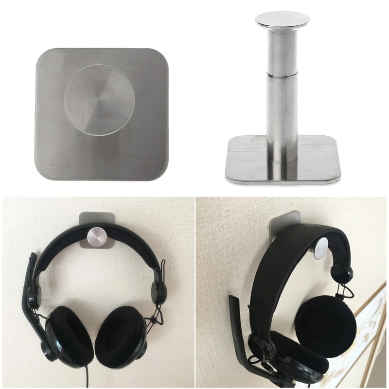Stainless Steel Headphone Holder Portable Headsets Hanger Universal Paste Wall Desk Mount Hook For Earphones
Stainless Steel Headphone Holder Portable Headsets Hanger Universal Paste Wall Desk Mount Hook For Earphones