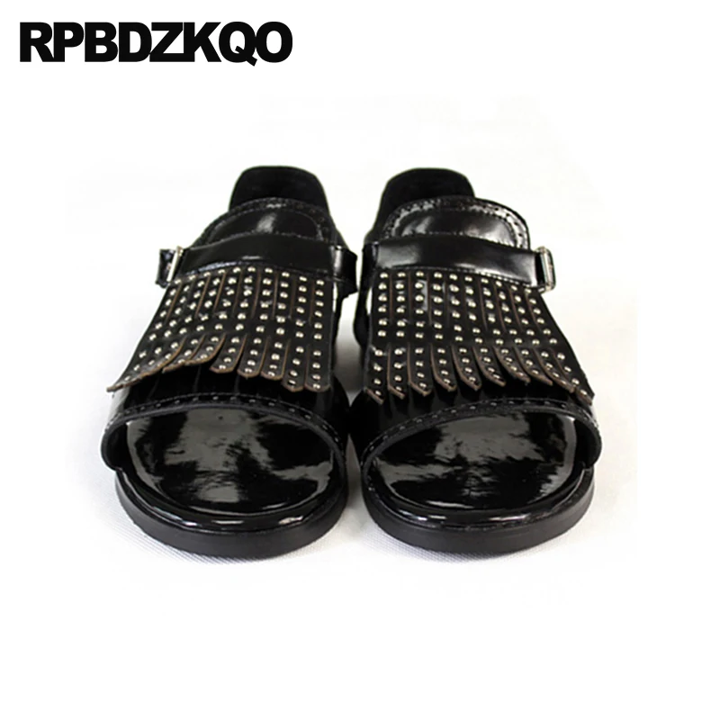 Japanese Stud Rivet Genuine Leather Size 45 Luxury Black Runway Sandals Designer Shoes Men High Quality Tassel Plus Summer Large
Japanese Stud Rivet Genuine Leather Size 45 Luxury Black Runway Sandals Designer Shoes Men High Quality Tassel Plus Summer Large