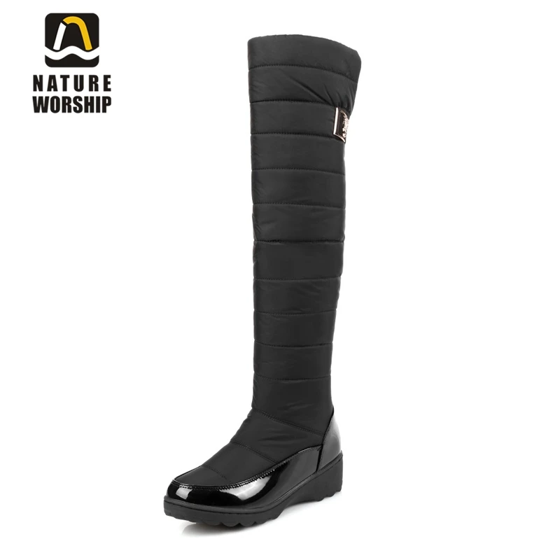 Big size women boots winter warm waterproof snow boots Platforms Wedges heels fur cotton shoes Over-the-Knee long boots women
Big size women boots winter warm waterproof snow boots Platforms Wedges heels fur cotton shoes Over-the-Knee long boots women