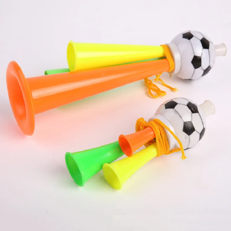 Football fans cheer horn World Cup speakers Sport Fans Horns football horn Cheerleading loudspeaker for S size 13cm
Football fans cheer horn World Cup speakers Sport Fans Horns football horn Cheerleading loudspeaker for S size 13cm