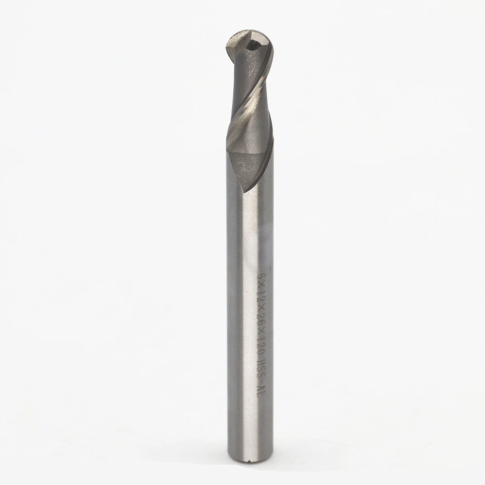 New 2Flute R6 Head 12mm Ball mills Milling tools Ball end mills CNC tools W4Mo3Cr4V1 HSS & Aluminium R6*12*26*120mm
New 2Flute R6 Head 12mm Ball mills Milling tools Ball end mills CNC tools W4Mo3Cr4V1 HSS & Aluminium R6*12*26*120mm