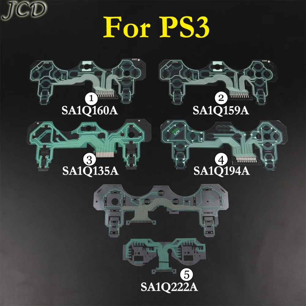 JCD 30Pcs For PS3 Controller SA1Q135A 160A 159A 194A Vibration Conductive Film Controller Ribbon Circuit Board
JCD 30Pcs For PS3 Controller SA1Q135A 160A 159A 194A Vibration Conductive Film Controller Ribbon Circuit Board