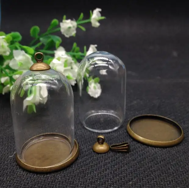 10sets/lot 38*25mm tube glass globe bronze setting base 8mm metal cap set glass cover DIY clear Glass vial jewelry glass bottle
10sets/lot 38*25mm tube glass globe bronze setting base 8mm metal cap set glass cover DIY clear Glass vial jewelry glass bottle