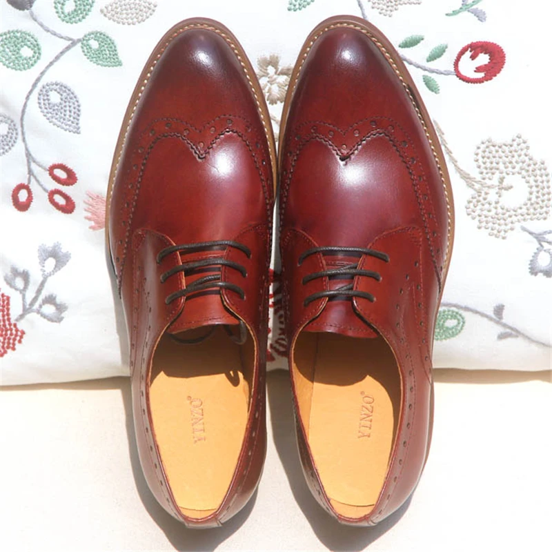 Yinzo Women's Flats Oxford spring Shoes Woman Genuine Leather Sneakers Ladies Brogues Vintage Casual Shoes Shoes For Women 2020
Yinzo Women's Flats Oxford spring Shoes Woman Genuine Leather Sneakers Ladies Brogues Vintage Casual Shoes Shoes For Women 2020