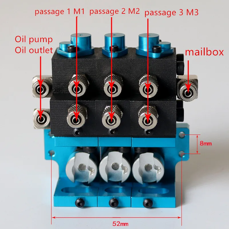 Oil pressure valve Hydraulic directional valve for 1/14 Construction Vehicle Bulldozer Excavator
Oil pressure valve Hydraulic directional valve for 1/14 Construction Vehicle Bulldozer Excavator