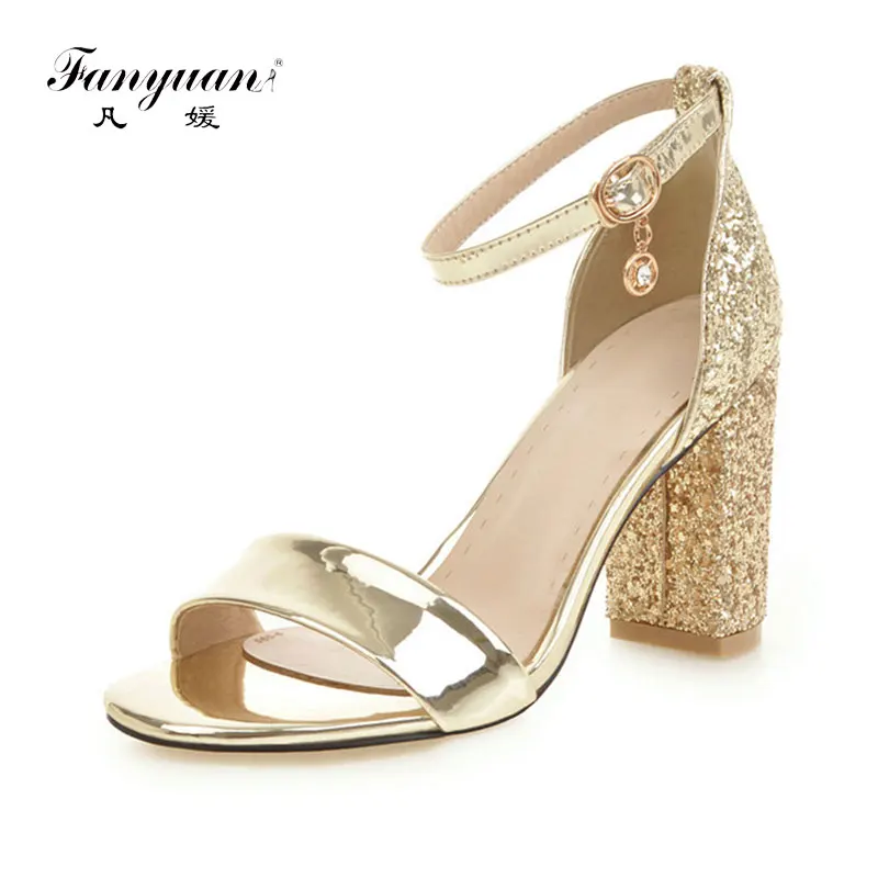 New 2019 Summer Gladiator Women Sandals Fashion Sequined High Heels Sexy Silver Gold Party Wedding Shoes Woman Plus size 48
New 2019 Summer Gladiator Women Sandals Fashion Sequined High Heels Sexy Silver Gold Party Wedding Shoes Woman Plus size 48