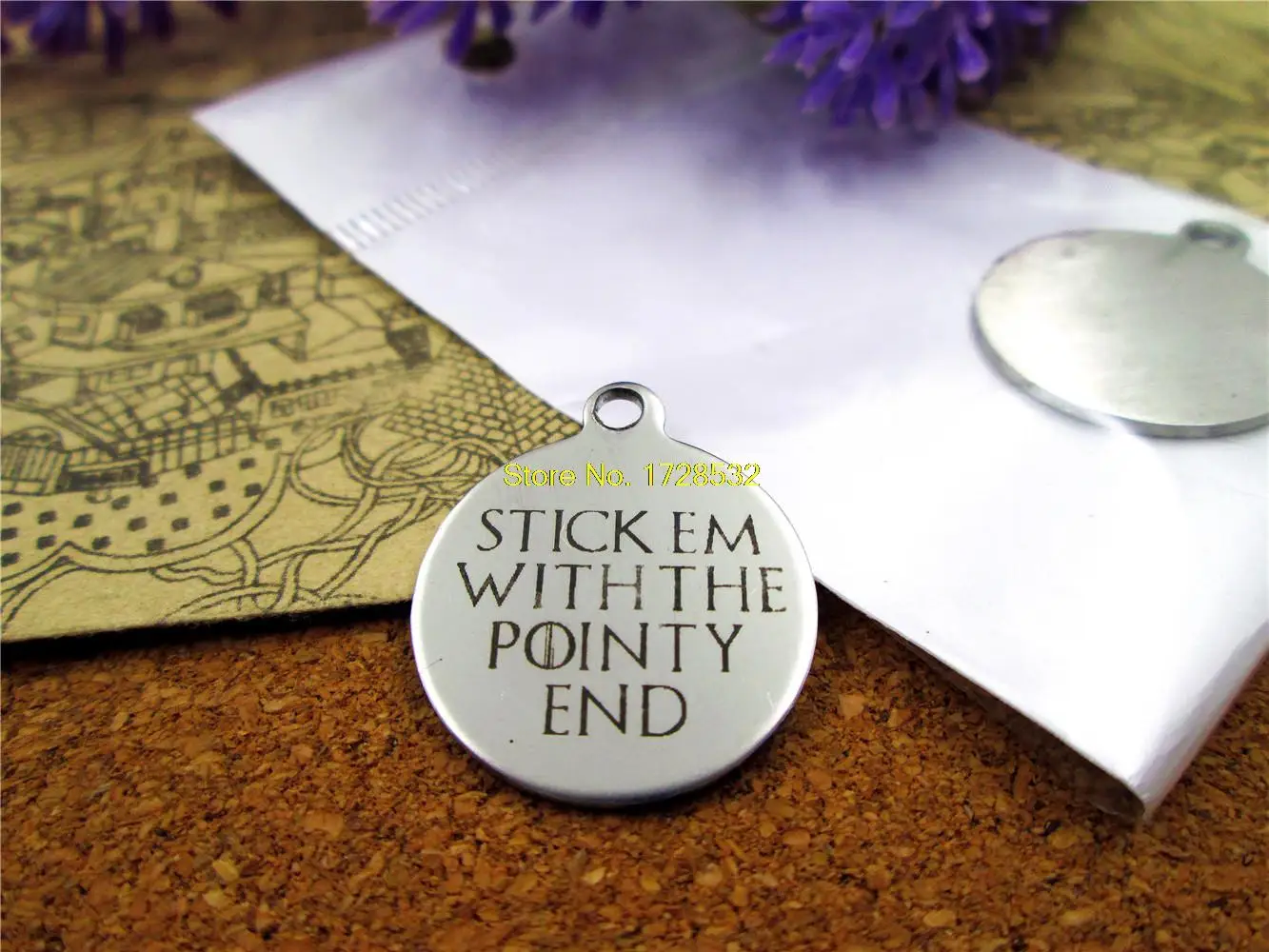 20pcs--20mm stainless steel circle round "DTICK EM WITH THE POINTY END"one side DIY Charms Pendants
20pcs--20mm stainless steel circle round "DTICK EM WITH THE POINTY END"one side DIY Charms Pendants