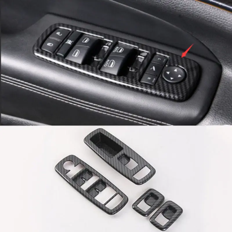 4 шт., декоративная рамка из углеродного волокна для Jeep Cherokee Grand Cherokee Journey 2011
4 шт., декоративная рамка из углеродного волокна для Jeep Cherokee Grand Cherokee Journey 2011