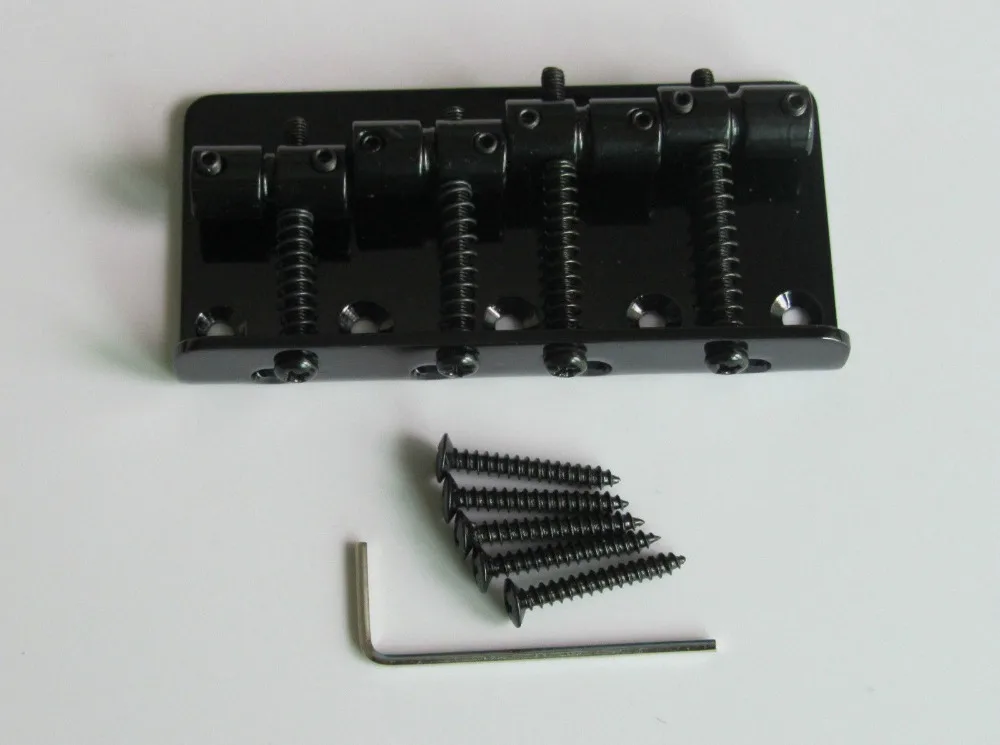 Black 4 String Vintage Electric Bass Bridge for P Bass J Bass
Black 4 String Vintage Electric Bass Bridge for P Bass J Bass