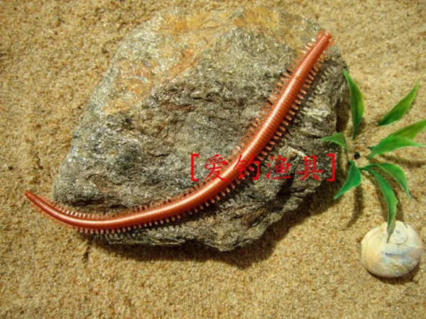 Бесплатная доставка 20 шт. 13 5 см мягкие морские черви морская сколопендра