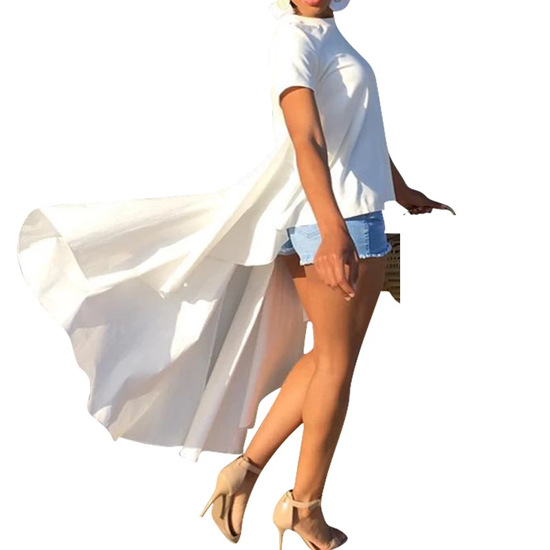 Sexy White short Sleeve Top Blouse Women Summer 2019 Elegant Party Blouses Long Shirt Tops Ladies Blouse Blusas Femininas
Sexy White short Sleeve Top Blouse Women Summer 2019 Elegant Party Blouses Long Shirt Tops Ladies Blouse Blusas Femininas