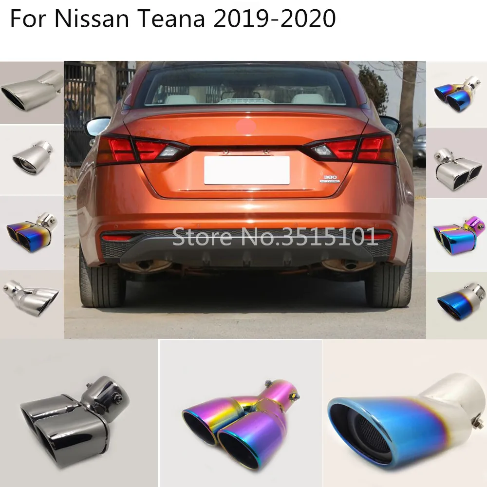 Car Body Styling Cover Stainless Steel Muffler Pipe Outlet Dedicate Exhaust Tip Tail 2pcs For Nissan Teana Altima 2019 2020
Car Body Styling Cover Stainless Steel Muffler Pipe Outlet Dedicate Exhaust Tip Tail 2pcs For Nissan Teana Altima 2019 2020