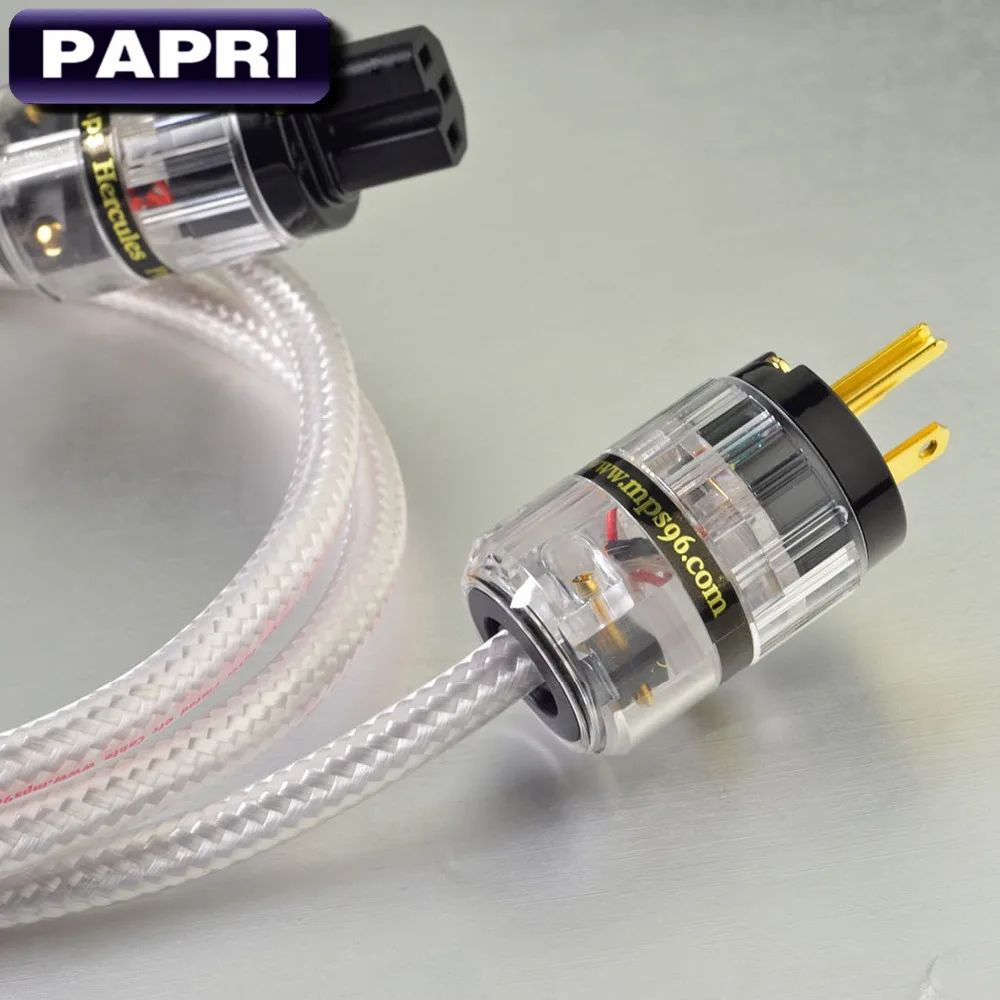MPS M-8AC 99.9997% OFC Silver Plated Audio Power Cord Cable Gold Plated Connector Plugs Amplifies DVD CD AC Power Cable HiFi
MPS M-8AC 99.9997% OFC Silver Plated Audio Power Cord Cable Gold Plated Connector Plugs Amplifies DVD CD AC Power Cable HiFi