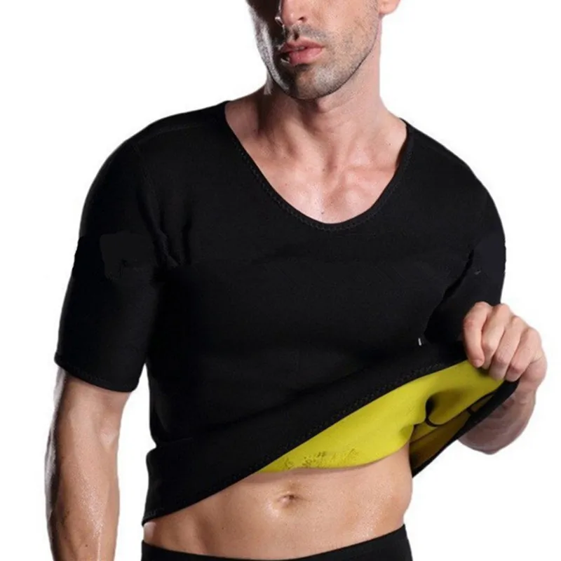 Shapewear For Men Sauna Sweating T-shirt Vest Neoprene Body Shaper Abdomen Fat Burn Belly Control Slimming Leotard Shirt Corsets
Shapewear For Men Sauna Sweating T-shirt Vest Neoprene Body Shaper Abdomen Fat Burn Belly Control Slimming Leotard Shirt Corsets