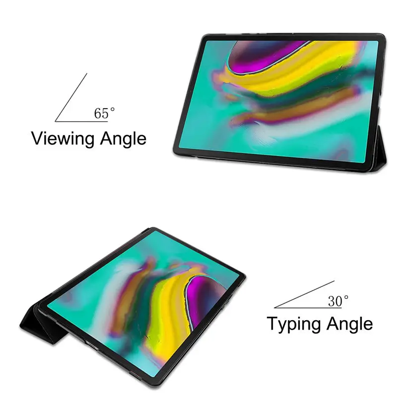 Ультратонкий чехол для Samsung galaxy tab S5e 10 5 2019 дюйма умный подставка из искусственной