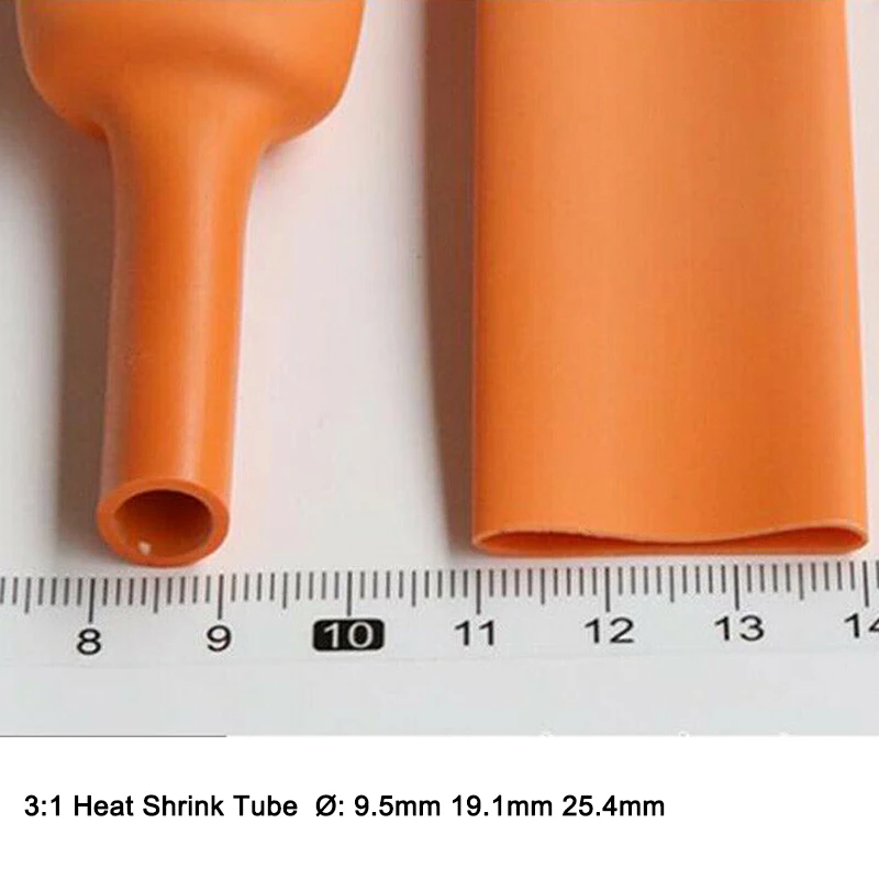 1-10Meters 3:1 Orange 9.5mm 19.1mm 25.4mm Dual Wall Heat Shrink Tube Ratio Adhesive Lined with Glue Tubing Wrap Wire Cable
1-10Meters 3:1 Orange 9.5mm 19.1mm 25.4mm Dual Wall Heat Shrink Tube Ratio Adhesive Lined with Glue Tubing Wrap Wire Cable