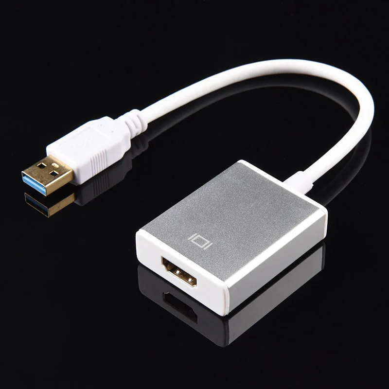 Адаптер-конвертер USB 3,0 в HDMI, Кабель-адаптер для нескольких мониторов, внешняя видеокарта HD 1080P
Адаптер-конвертер USB 3,0 в HDMI, Кабель-адаптер для нескольких мониторов, внешняя видеокарта HD 1080P