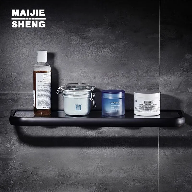 Maijiesheng Brass black glass shelf bathroom corner shelf European style simple black bathroom shelf dresser rack
Maijiesheng Brass black glass shelf bathroom corner shelf European style simple black bathroom shelf dresser rack